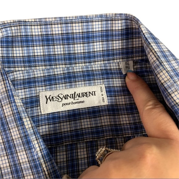 YSL Button Up 42/16.5 - Picture 5 of 6